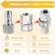 thumbnail image 4 of Acoplador para hidrolavadora CLIO de acero inoxidable 5000 PSI, 4 of 7