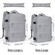 thumbnail image 2 of Mochila de viaje coowoz Large-L para mujer y hombre impermeable, 2 of 7