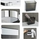 thumbnail image 4 of Soporte para secador de pelo autoadhesivo de pared para plancha de pelo con almacenamiento de ABS para guardar cepillos y accesorios de peinado. Fuerte adhesivo con bridas de silicona., 4 of 8
