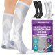 thumbnail image 1 of Calcetines de compresión BraceAbility hasta la rodilla de 20-30 mmHg, color gris XL, 1 of 9