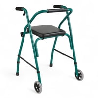 Glomed - Andador Burrito Ortopédico Plegable Con Ruedas Y Asiento