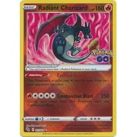 Tarjeta Pokémon Radiant Charizard Shiny Pokemon Go 011/078