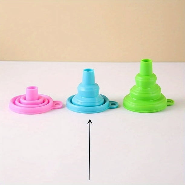 1pc/10pcs Collapsible Funnel Food Funnel Foldable Funnel Collapsible Kitchen Funnel Canning Funnel Wide Mouth Bottle Funnel Kitchen Stuff Clearance Kitchen Accessories Kitchen Gadgets Camping BBQ Acc