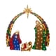 thumbnail image 5 of Letrero De La Sagrada Familia En 2D Con Luces Para Manualidades Navideñas Al Aire Libre Y En El Patio., 5 of 5