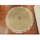 thumbnail image 3 of Alfombra Yute 120 Cm Color Natural, Con Flecos Blancos, 3 of 5