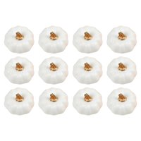 Bothyi - Calabazas Artificiales Otoño Cosecha Fotos Prop Para Decoración De Acción De Gracias Blanco