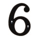 thumbnail image 2 of Número 6 Estándar 8,5cm Rústico, 2 of 2