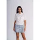 thumbnail image 1 of Blusa Mujer Double Crease con Bolsillos Blanco Ellus, 1 of 3