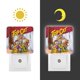 thumbnail image 3 of Don Gato Luz nocturna LED con sensor de anochecer a amanecer para dormitorio, baño, pasillo, escaleras - Lámpara LED nocturna de enchufe, 0.5W - 1 pieza, 3 of 6