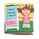 thumbnail image 1 of Libro de actividades suaves para bebés Melissa & Doug: ¿qué debo ponerme?, 1 of 9