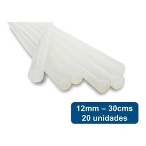 Rex - Barras De Silicona 12Mm 30Cms 20Un.