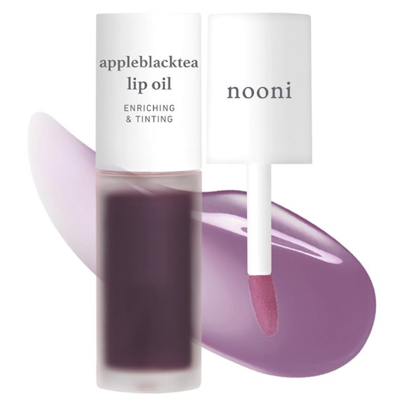 Aceite labial NOONI Appleblacktea hidratante de larga duración, 3,5 ml