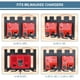 thumbnail image 3 of Organizador de baterías DITKOK 3 en 1, estante metálico para montaje en pared, 3 of 6