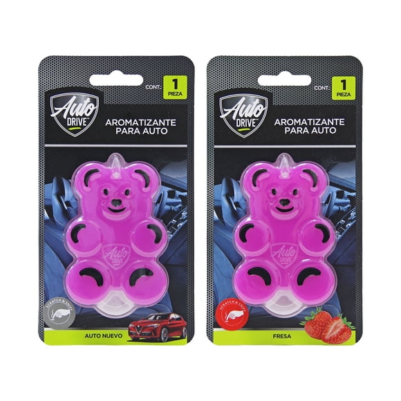 Aromatizante oso goma rosa 1u, surtido