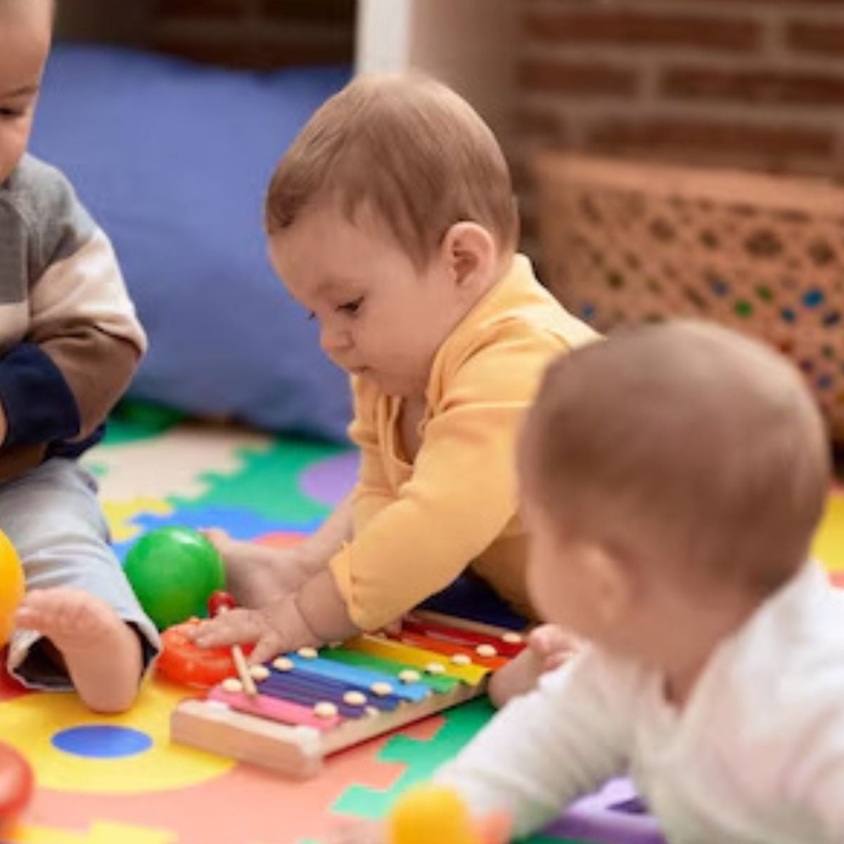 Genérico - Set 3 Juguetes Musical Xilofono Madera Educativo Bebe Lau