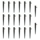 thumbnail image 2 of 20x Goteros De Riego Portátiles Con Flujo De Agua De 360 Grados Para Huertos De Verduras, Color Negro, 2 of 3