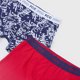 thumbnail image 3 of Bóxer Hombre Bipack Print Mix Azul/Rojo Corona, 3 of 5