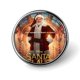 thumbnail image 1 of Santa Cláusula-Theme Round Button Badge: Premium Metal Construction, Ideal for High-End Events 2.8 cm, 1 of 6