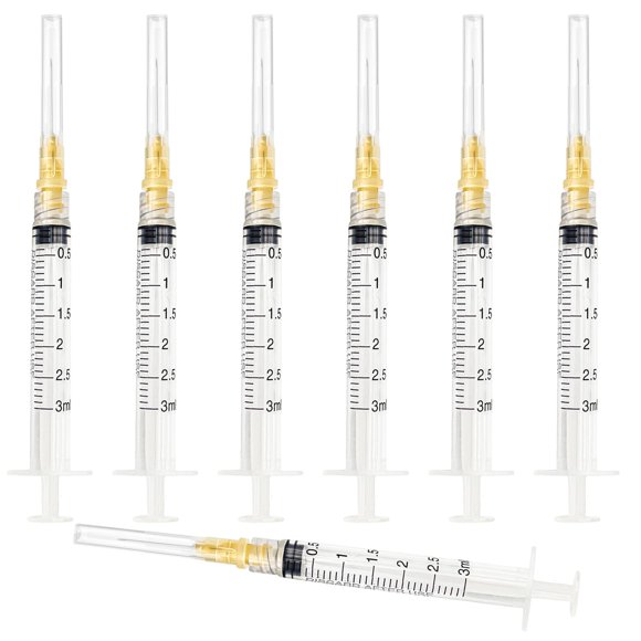 Jeringas VIDDEL 30 piezas 3 ml 16 mm 25G Luer Lock