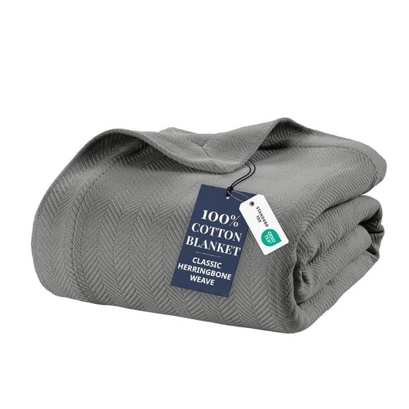 Manta LANE LINEN King 100 % Algodón Sarga