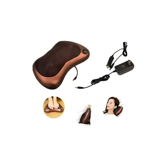 Cojín Masajeador Eléctrico Almohada Cojín Lumbar Cuello Pierna