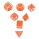thumbnail image 3 of Juego De Dados De Juego De Mesa De Aleación De Zinc De 7 Piezas Dados De Juego De Entretenimiento Duradero Naranja, 3 of 5