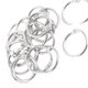 thumbnail image 5 of 20 piezas de anillos de carpeta de 1 pulgada/25 mm de metal plateado para el hogar o la oficina, 5 of 6