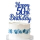 thumbnail image 1 of Adorno para Pastel Decoburst Brillo Azul Feliz 50º Cumpleaños, 1 of 5