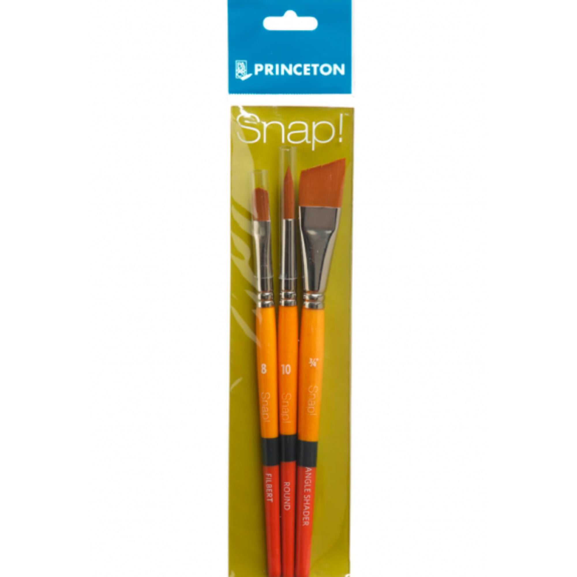 Set 3 Pinceles Princeton Mango Corto Pelo Dorado (2)