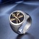 thumbnail image 2 of Anillo de Hombre Mujer Barbero Tijeras y Peine Gold 2021, 2 of 3
