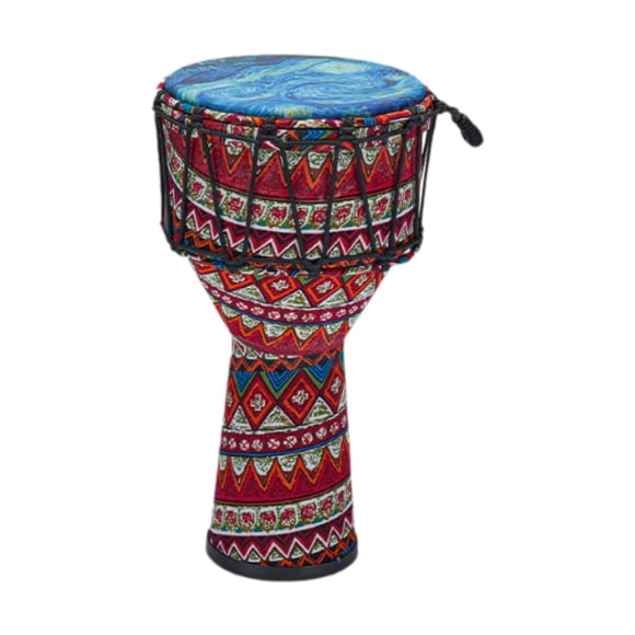 Tambor Djembe Tambor Africano Profesional Para Regalos De Cumpleaños Niños Niños Niñas Rojo
