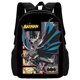thumbnail image 1 of Super B-BatmanS-Logo 3 pcs set Child School Backpack with Lunch Bags ,Pencil Bags ,School Bags for Boys Girls Best Gift, 1 of 3