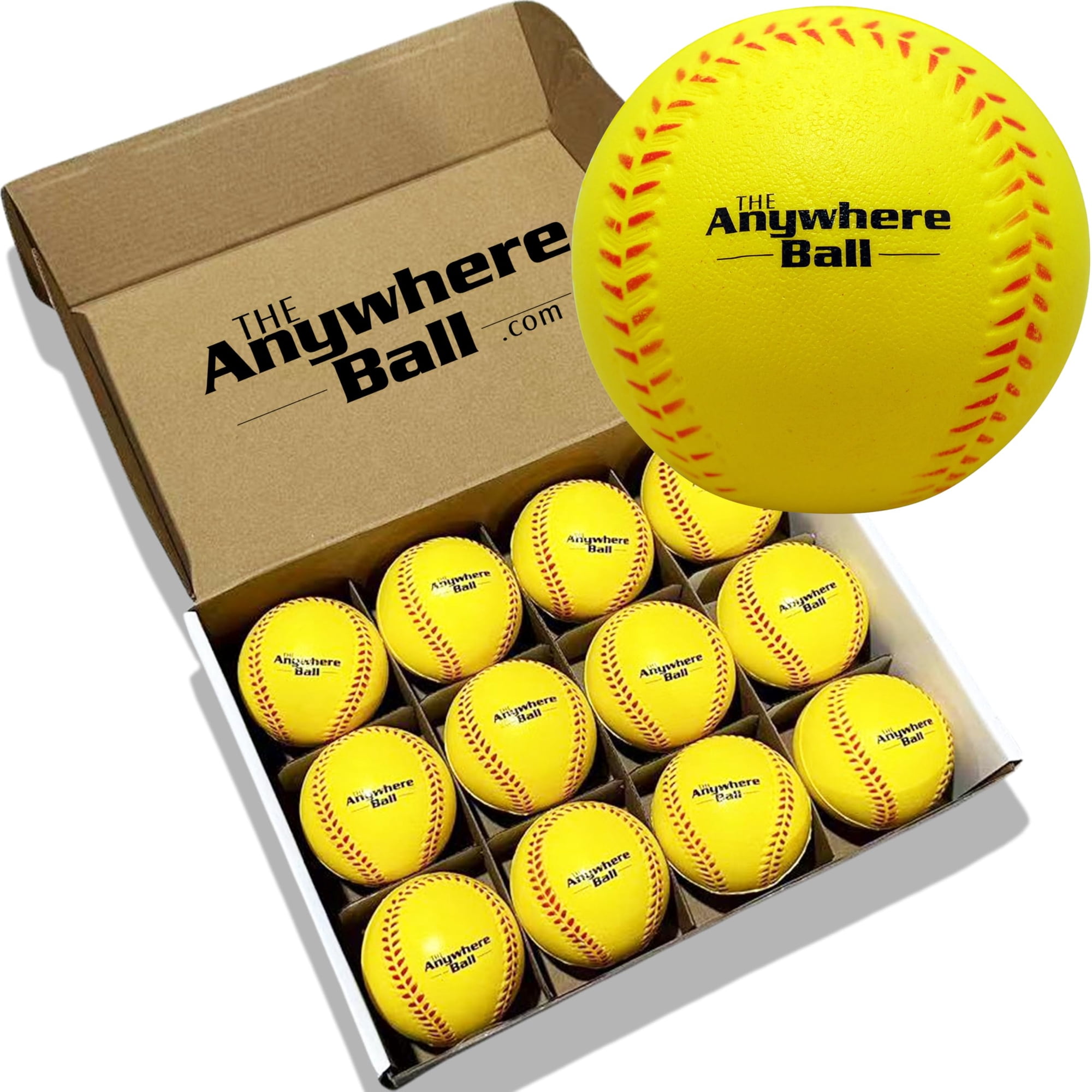 Pelota De Entrenamiento Y Práctica De Espuma De Béisbol The Anywhere Ball