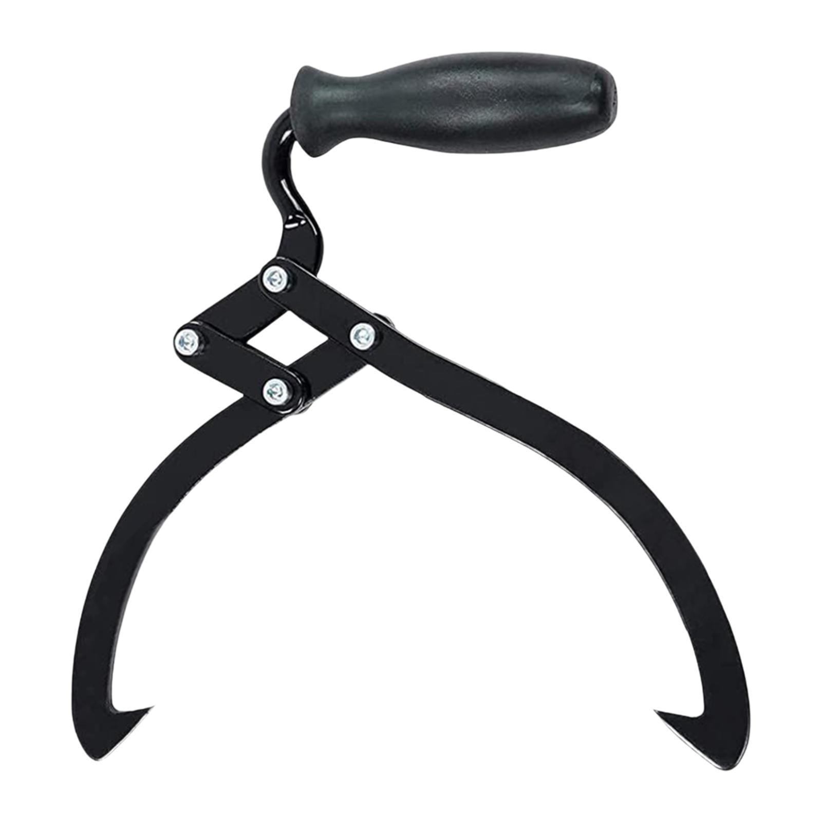 Ioensy - 10.5 "manual De La Herramienta De Transporte De Lenguas De Registro Para El Levantamiento De Registro De Madera De Jardín