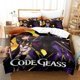 thumbnail image 1 of CODE GEASS Lelouch Bedding Set Duvet Cover Bed Set Quilt Cover Pillowcase Comforter Size Boys Adult Bed Sheets, 1 of 5