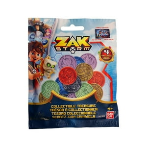 Figuras De Acción Zak Storm Set 4 Monedas Para App