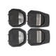 thumbnail image 2 of Alfombra Auto Goma Tuning 4 Piezas Blanco Deluxe, 2 of 3
