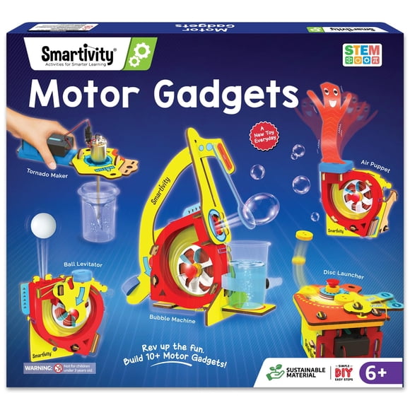 Kit de artilugios motorizados Smartivity 10 en 1 para niños de 6 a 12 años