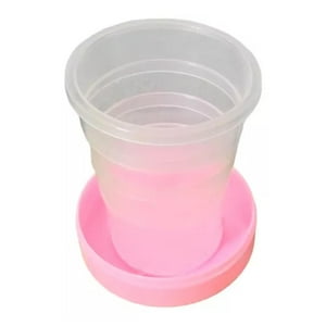 Genérico - Vaso Plegable Portatil Rosado Hello Kitty Infantil
