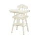 thumbnail image 1 of Silla Alta Para Muñeca Pequeña, Modelo De Juego, Trona En Miniatura Para Comedor, Color Blanco, 1 of 5