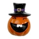 thumbnail image 3 of Figura Coleccionable De Resina, Escultura De Calabaza De Halloween Con Sombrero De Bruja, 6,1 X 6,1 X 8,6 Cm, Sonrisa, 3 of 5