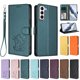 thumbnail image 3 of Funda Volteable con Diseño de Gato para Samsung Galaxy S21 Plus, Verde Oscuro, 3 of 6