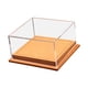 thumbnail image 3 of Vitrina Para Maquetas De Dos Coches A Escala 1/64, Accesorios Portátiles, Tapa De Acrílico Transparente, Color Marrón Claro, 3 of 5