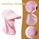 thumbnail image 3 of Sombrero De Protección Solar Para Mujer, Máscara Facial De Verano, Velo, Ciclismo, Coche Eléctrico, Sombrero Para El Sol Al Aire Libre, Protección Uv, Sombrero Parasol., 3 of 4