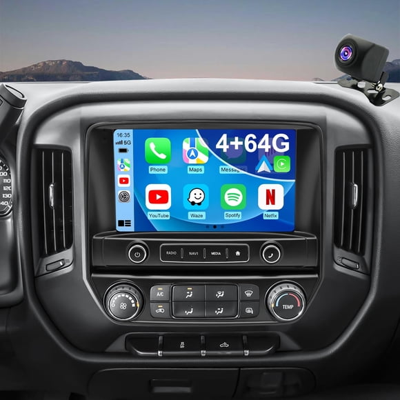 Radio para coche Fancywind 10" 4G+64GB CarPlay inalámbrico Android