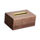 thumbnail image 4 of Portuito De Tejido Madera De Madera Dispensadora De Servilletas Rectangulares Nórdicas Para Escritorios Hotel Car C, 4 of 5
