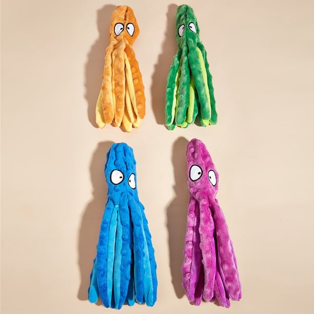 Squeaky Dog Toy For Aggressive Chewer Play Tug, Tough Plush Dog Toys, Crinkle Interactive Puppy Toys