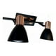 thumbnail image 3 of Lámpara Doble Techo Pared E27 Negro Cobre 110V 220V Jhn, 3 of 3