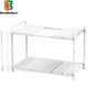 thumbnail image 2 of Estante Expandible Deco Brothers 39-64 cm Blanco de 2 Niveles, 2 of 5
