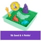thumbnail image 2 of Set de arena Kinetic Sand, 500 g, verde con almacenamiento y 4 moldes para niños de 3 años o más, 2 of 3